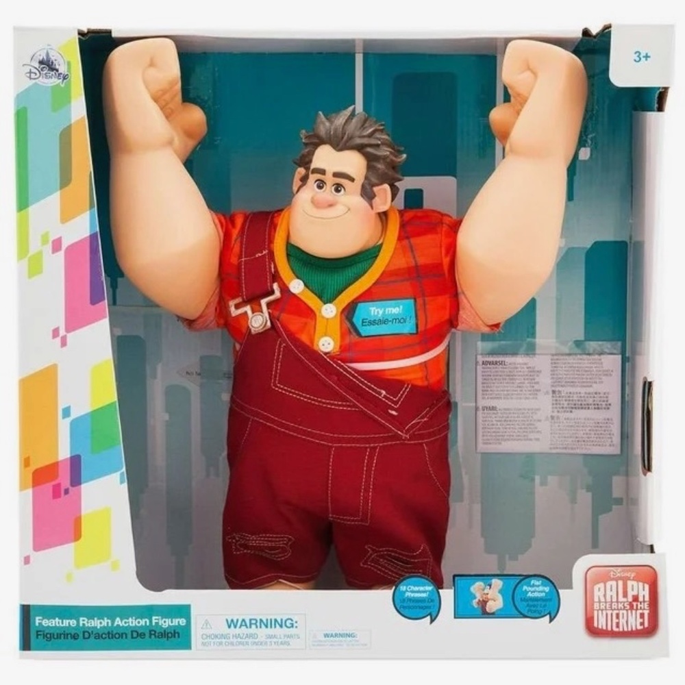 Disney Ralph Breaks the Internet Wreck-It Ralph Talking Action Figure New in Box